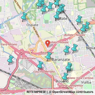 Mappa Via Sempione, 20021 Baranzate MI, Italia (1.5085)