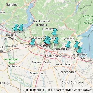 Mappa Via Giacomo Ceruti, 25121 Brescia BS, Italia (12.34091)