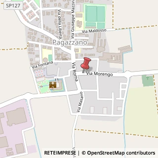 Mappa Via Morengo, 54, 24040 Pagazzano, Bergamo (Lombardia)