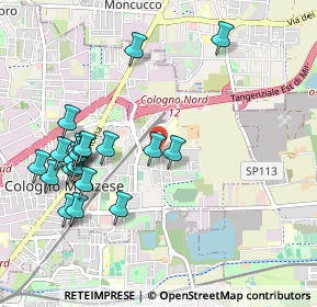 Mappa Via Pietro Micca, 20093 Cologno Monzese MI, Italia (1.0845)