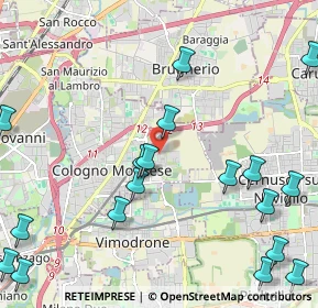 Mappa Via Pietro Micca, 20093 Cologno Monzese MI, Italia (2.97947)