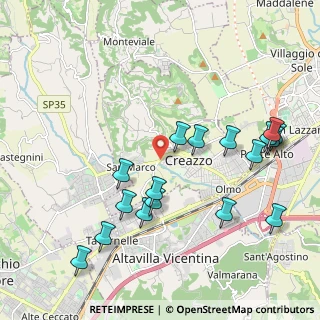 Mappa Via Crosara, 36051 Creazzo VI, Italia (2.23824)