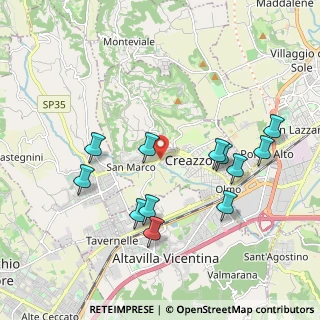 Mappa Via Crosara, 36051 Creazzo VI, Italia (1.99)