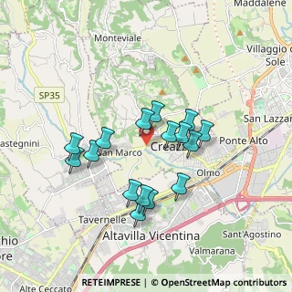 Mappa Via Crosara, 36051 Creazzo VI, Italia (1.53313)