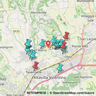 Mappa Via Crosara, 36051 Creazzo VI, Italia (1.47667)