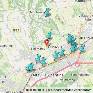 Mappa Via Crosara, 36051 Creazzo VI, Italia (2.21133)
