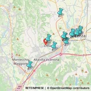 Mappa Via Crosara, 36051 Creazzo VI, Italia (4.38083)