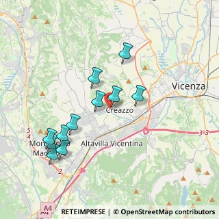 Mappa Via Crosara, 36051 Creazzo VI, Italia (3.78091)