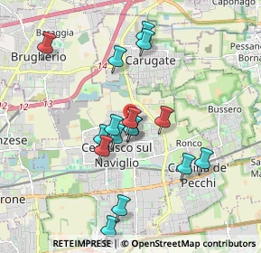 Mappa Via Pola, 20063 Cernusco sul Naviglio MI, Italia (1.69625)