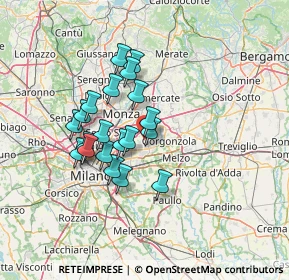 Mappa Via Pola, 20063 Cernusco sul Naviglio MI, Italia (11.074)