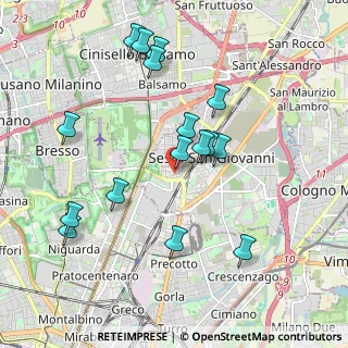 Mappa Via Carlo Cattaneo, 20099 Sesto San Giovanni MI, Italia (1.97375)