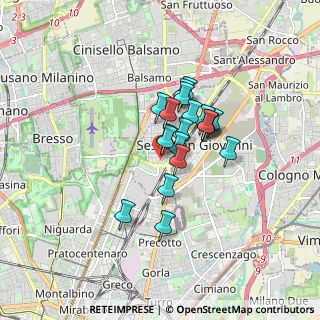 Mappa Via Carlo Cattaneo, 20099 Sesto San Giovanni MI, Italia (1.12)
