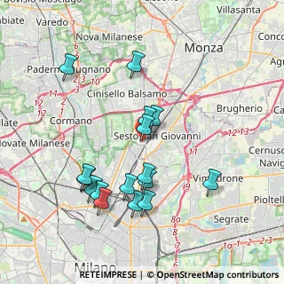 Mappa Via Carlo Cattaneo, 20099 Sesto San Giovanni MI, Italia (3.75438)
