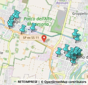 Mappa Prolungamento di Via di Vittorio, 20065 Inzago MI, Italia (1.395)