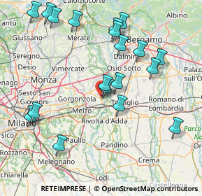 Mappa Prolungamento di Via di Vittorio, 20065 Inzago MI, Italia (17.57947)