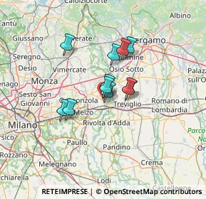 Mappa Prolungamento di Via di Vittorio, 20065 Inzago MI, Italia (8.81636)