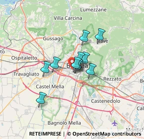 Mappa Via Toscana, 25125 Brescia BS, Italia (4.09455)