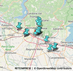 Mappa Via Toscana, 25125 Brescia BS, Italia (9.488)