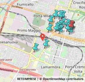 Mappa Via Toscana, 25125 Brescia BS, Italia (1.0005)