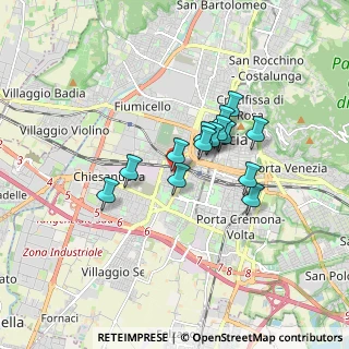 Mappa Via Toscana, 25125 Brescia BS, Italia (1.25143)