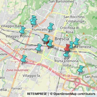 Mappa Via Toscana, 25125 Brescia BS, Italia (1.78571)
