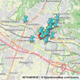 Mappa Via Toscana, 25125 Brescia BS, Italia (1.20063)