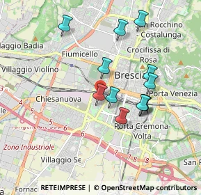 Mappa Via Toscana, 25125 Brescia BS, Italia (1.63)