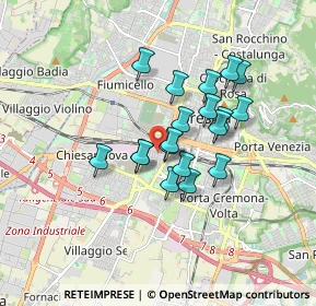 Mappa Via Toscana, 25125 Brescia BS, Italia (1.30211)