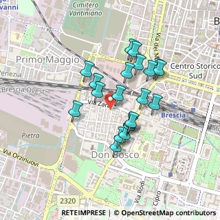 Mappa Via Toscana, 25125 Brescia BS, Italia (0.3595)
