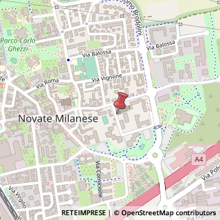 Mappa Via Morandi, 28, 20026 Novate Milanese, Milano (Lombardia)