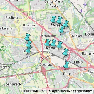 Mappa Via Carlo Dossi, 20017 Rho MI, Italia (1.665)