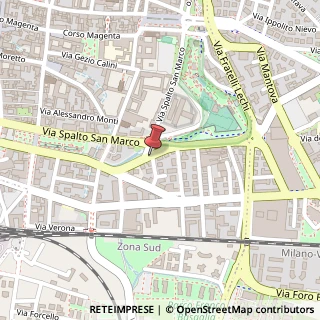 Mappa Via Luigi Basiletti, 6, 25121 Brescia, Brescia (Lombardia)