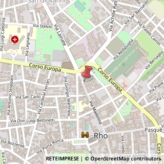 Mappa Via Madonna, 98I, 20017 Rho, Milano (Lombardia)
