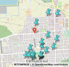 Mappa Via Adua, 20063 Cernusco sul Naviglio MI, Italia (0.6345)