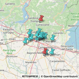 Mappa Via Pietro Marone, 25121 Brescia BS, Italia (7.51167)
