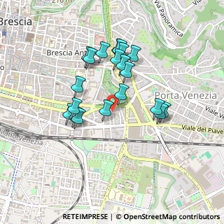 Mappa Via Pietro Marone, 25121 Brescia BS, Italia (0.396)