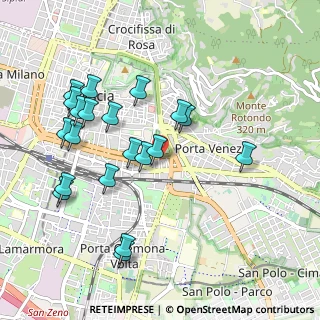 Mappa Via Pietro Marone, 25121 Brescia BS, Italia (1.0135)