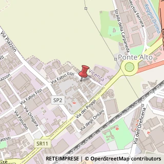 Mappa Via Dante Alighieri, 33, 36051 Creazzo, Vicenza (Veneto)
