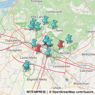 Mappa Via Luigi Cadorna, 25121 Brescia BS, Italia (6.078)