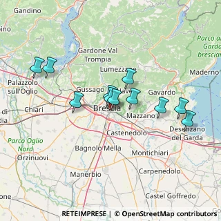Mappa Via Luigi Cadorna, 25121 Brescia BS, Italia (12.33545)