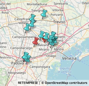 Mappa Via Lorenzetti, 30030 Salzano VE, Italia (10.80875)