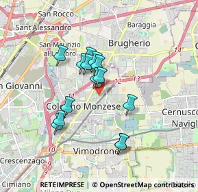 Mappa Via A. Arosio, 20093 Cologno Monzese MI, Italia (1.42)