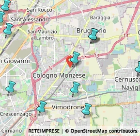Mappa Via A. Arosio, 20093 Cologno Monzese MI, Italia (3.02071)