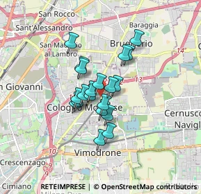 Mappa Via A. Arosio, 20093 Cologno Monzese MI, Italia (1.1345)