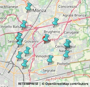 Mappa Via A. Arosio, 20093 Cologno Monzese MI, Italia (4.22643)