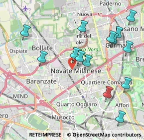 Mappa Via della Repubblica, 20026 Novate Milanese MI, Italia (2.27214)