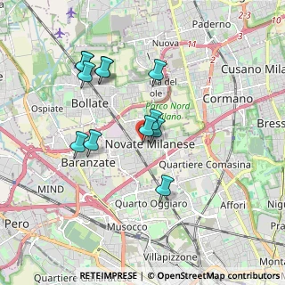 Mappa Via Repubblica, 20026 Novate Milanese MI, Italia (1.6675)