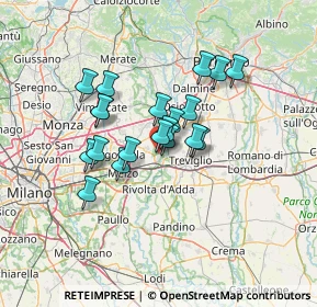 Mappa Via Fratelli Mantegazza, 20062 Cassano d'Adda MI, Italia (10.1565)