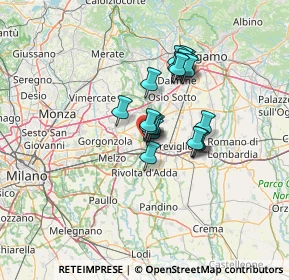 Mappa Via Fratelli Mantegazza, 20062 Cassano d'Adda MI, Italia (9.2955)