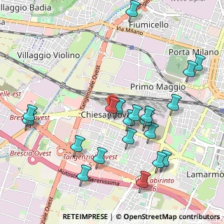 Mappa Via Sondrio, 25125 Brescia BS, Italia (1.1115)